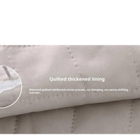 Quilted Solid-color Princess Mid-old Girl Waist-cinching Double-faced Coat