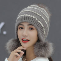 Women's Fashion Thick Warm Wool Knitted Hat