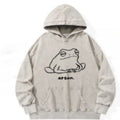 Heavyweight Washed Distressed Loose Casual Sweatshirt