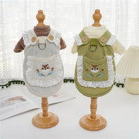 Pet Dog Cat Outing Cartoon Vest