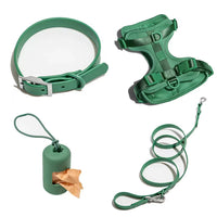 Double Layer Pet Chest Strap Set With PVC Traction Rope
