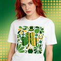Lucky Clover Shirt Top Womens