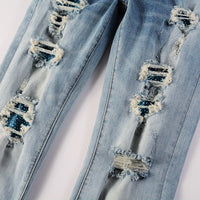High Street Blue Diamond Washed Jeans Men