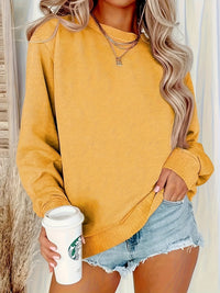 Casual Long Sleeve Sweatshirt Women's Clothing