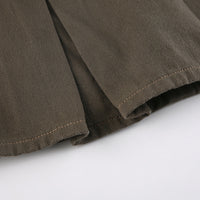 Niche High Waist Slimming A- Line Pleated Short Skirt For Women