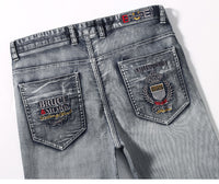 Men's Thin Straight Large Size Loose Jeans
