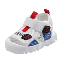 Breathable Beach Sandals White Blue Gray Non Slip Baby Shoes