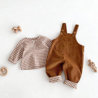 Children's Plaid Shirt Autumn South Korea
