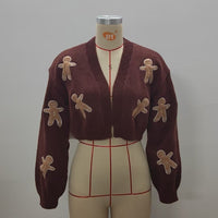 Short Coat Knitted Cardigan Women's Sweater