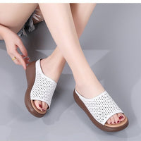 Peep Toe Open Toe Rocking Bottom Platform Heel Women's Shoes