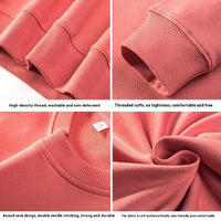 330g Autumn Full Terry Round Neck Sweater For Men