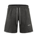 Men's Distressed Side Striped Stitching Casual Shorts