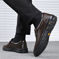 Men's Casual Leather Shoes Soft Bottom