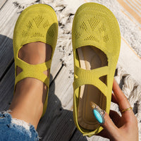 Round-toe Solid-color Fashionable Flat Casual Shoes For Women