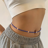 Fashion Handmade Rice Bead Beaded Body Chain