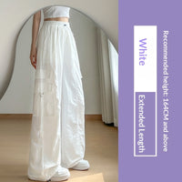 Purple Parachute Work Pants For Women