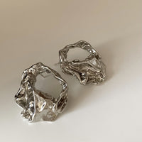 Simple Irregular Metal Earrings For Women