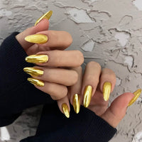 Electroplated Almond Wear Armor European And American Fashion Fake Nail Patch