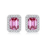 Women's Moissanite Emerald Cut Earrings