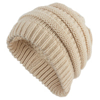 Personalized Women's Ponytail Knitted Wool Hat