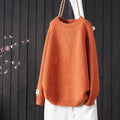Simple Artistic Loose Pullover Women's Long-sleeved Sweater