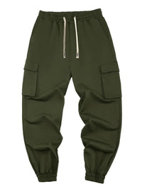 Men's Multi-pocket Workwear Pants Ancient Leisure Tappered Trousers