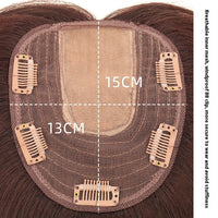 Female Invisible Head Real Human Hair Wig