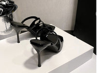Design Sense High Heel Sandals, Summer French Sexy Comfort Non-tired Feet Super Popular Stiletto Cross Strap Sandals