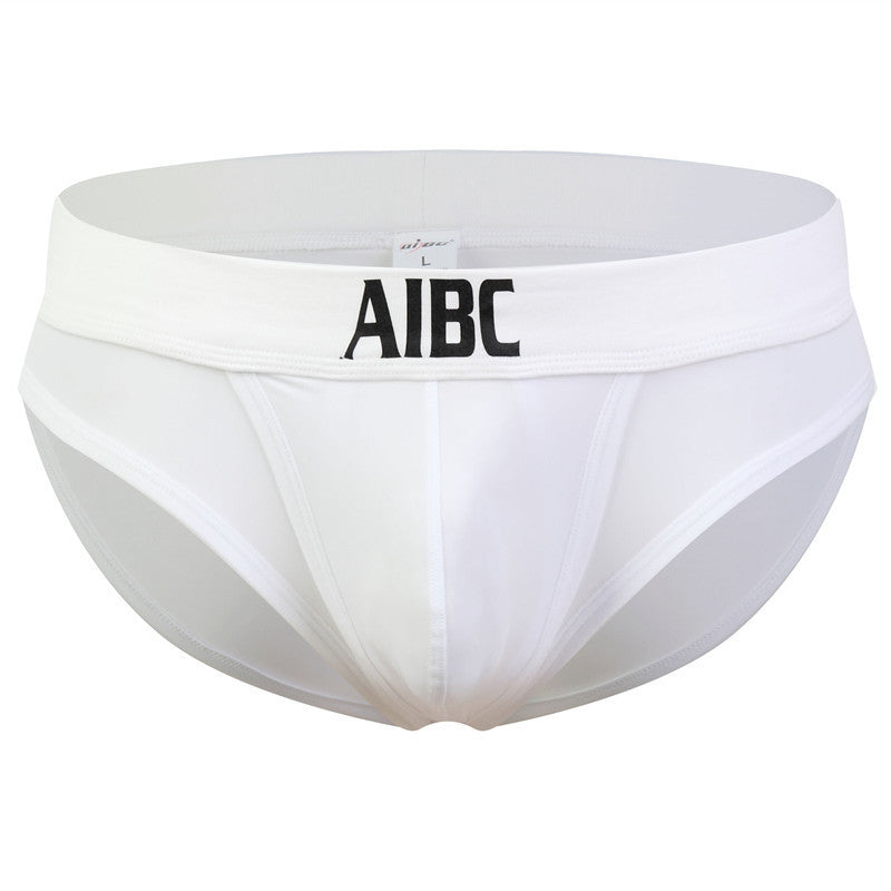 Men's Underwear Briefs Thin Low Waist Ice Silk