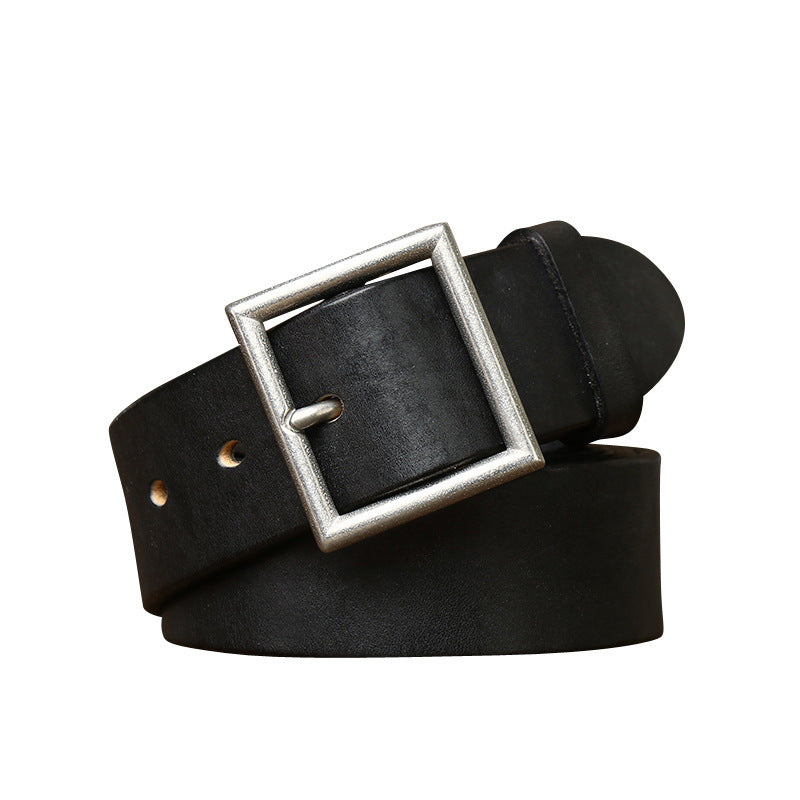 Handmade First Layer Pure Cattlehide Belt For Men