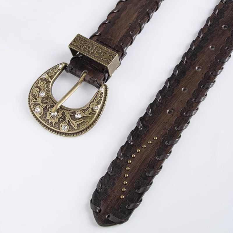 Vintage Vintage Rivet Brown Belt