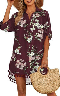 Tassel Beach Swimsuit Bikini Dress