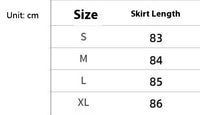 Elegance Retro Denim Skirt For Women