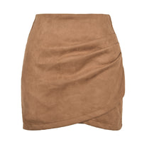 Solid Color Sheath Skirt Autumn And Winter Irregular Women's Clothing