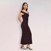 Summer New Off-Shoulder Long Dress Womens Clothing