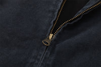 American Retro Loose Casual Long Sleeve Polo Collar Jacket