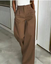 Loose Flowing Figure-flattering Casual Floor-length Pants