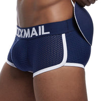 New Mesh Front And Back Buttocks Men's Boxer Briefs