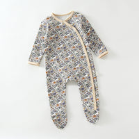 Newborn Baby's Foot Cover Bodysuit For Boys And Girls