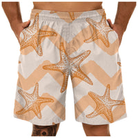 Men's Fashion Casual Print Sports Quick Dry Beach Pants