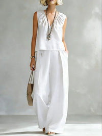 Sexy Urban-style Sleeveless Pantsuit