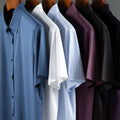 Men's Seamless Adhesive Short-sleeved Shirt