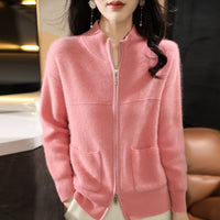 Spring And Autumn New Solid Color Loose Slimming Sweater