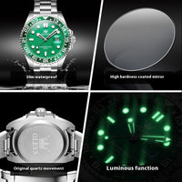 Steel Belt Business Men's Casual Quartz Watch