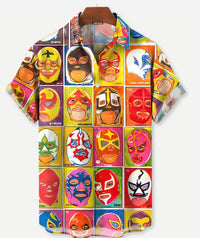 Summer Leisure Printed Hawaiian Shirt Men Vacation Seaside