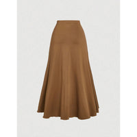 Asymmetrical Hem Wrap Skirt With A Tie-front Closure