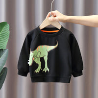 Fashion Simple Cartoon Children's Dinosaur Top