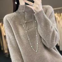 National Style Sweater Sweater Thickened Warm Stylish Shirt Long Sleeve