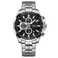 Men's Steel-band Multi-function Waterproof Watch