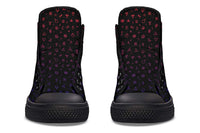 Printed Couple High Top Canvas Shoes